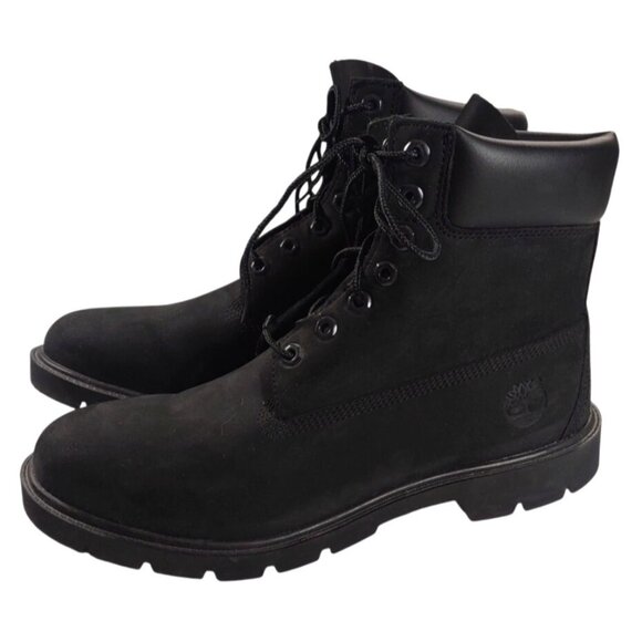 NEW Timberland 6”  Nubuck Waterproof Boots Mens 13 Primaloft 400g Black 19039 - Picture 1 of 7